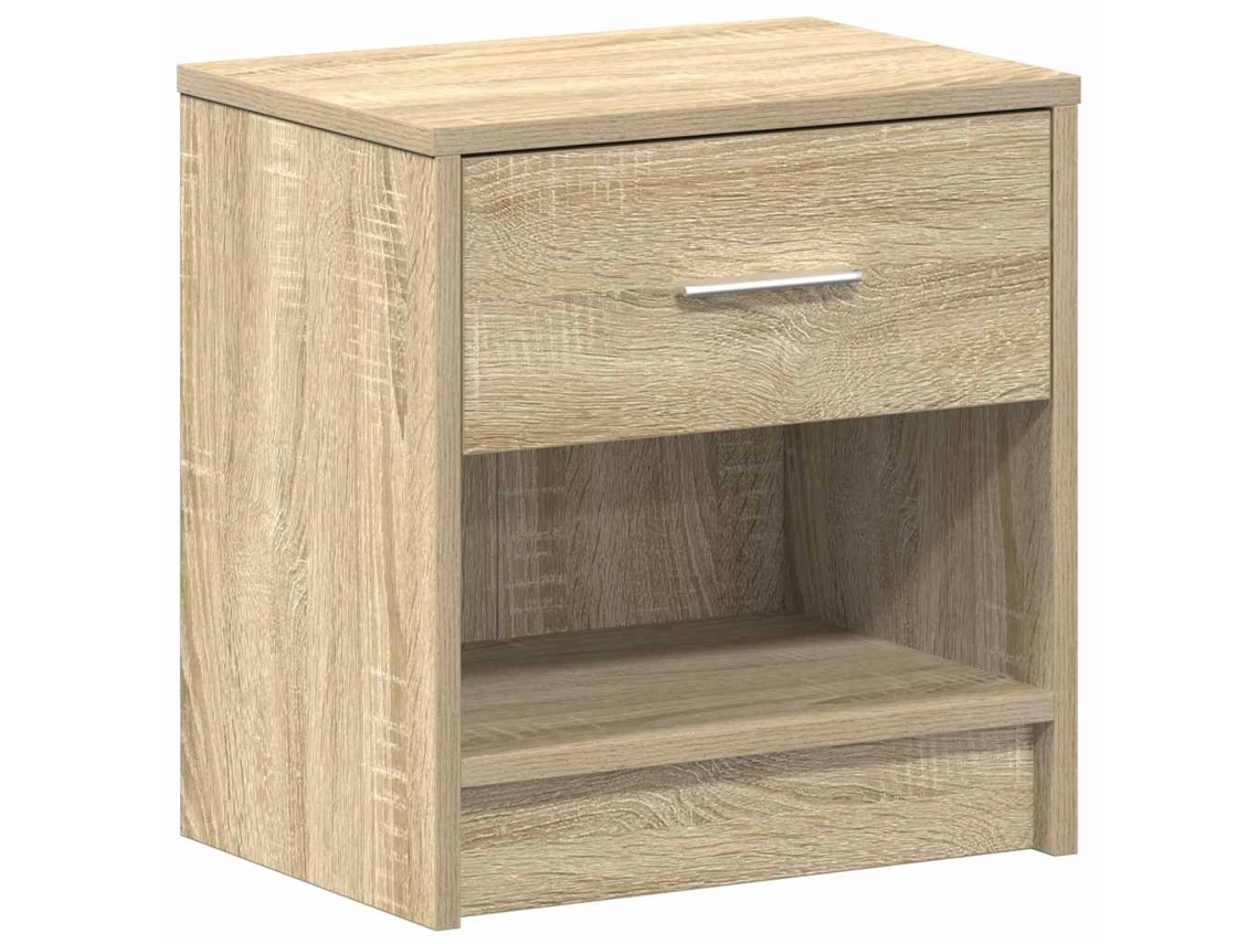 Mesa de Cabeceira com Gaveta 39x28x41 Cm Carvalho Sonoma MAISON EXCLUSIVE