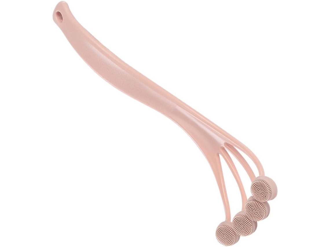 Lurelia Escova De Banho De Cuidado Corporal, Cabo Longo E Cor Rosa