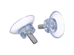 Ventosas Para Vidro, Material De Pvc Durável, Ventosas Transparentes Com Cabeça De Cogumelo E Design Reutilizável Para Superfícies Lisas, Ganchos Ades
