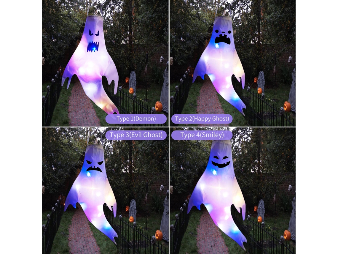 Luz Led Fantasma, Pendente, Halloween | S/MARCA