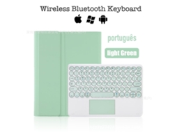 Capa Para Tablet Lurelia, Compatível Com Samsung Galaxy Tab A9 Plus 11" Para Samsung Galaxy Tab A9 Plus (modelo, Verde, Teclado Bluetooth