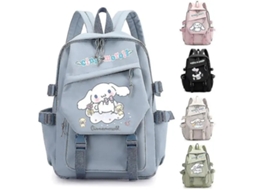 Mochila Escolar, Infantil Para Laptop, Cores Preta, Azul