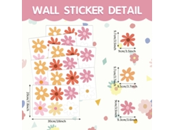 Adesivos De Parede Decorativos Decalques De Parede Autoadesivos Geladeira Flores Quarto Infantil Adesivos Papel De Parede Aquaforge