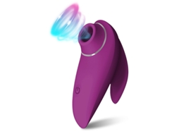 Vibrador de Sucção Poderoso Estimulador de Vácuo de Mamilo Clitóris Masturbador Feminino Roxo YIZHOOD