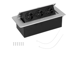Tomada De Mesa Com Saída Energia Integrada, 3 Posições, Para Carregamento Em Escritórios E Residências (250v).