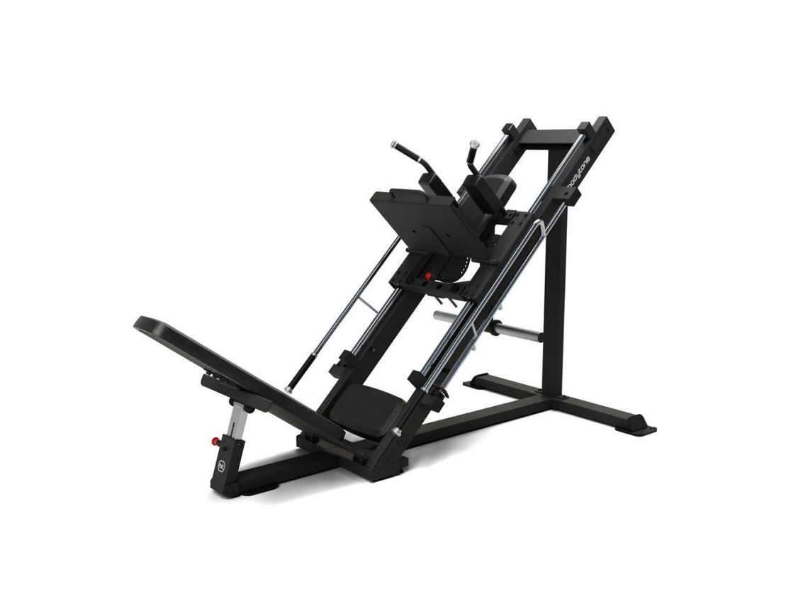 Leg Press Horizontal Fd09 Prateado 235X124X150 Cmbodytone
