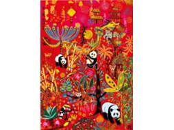 Quebra Cabeça Magnolia Pandas 1000 Peças, Brinquedo Colorido