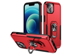 Suporte Casa Quedas Arranhões Para Iphone 14 Pele Sintética Anti-choque Preto
