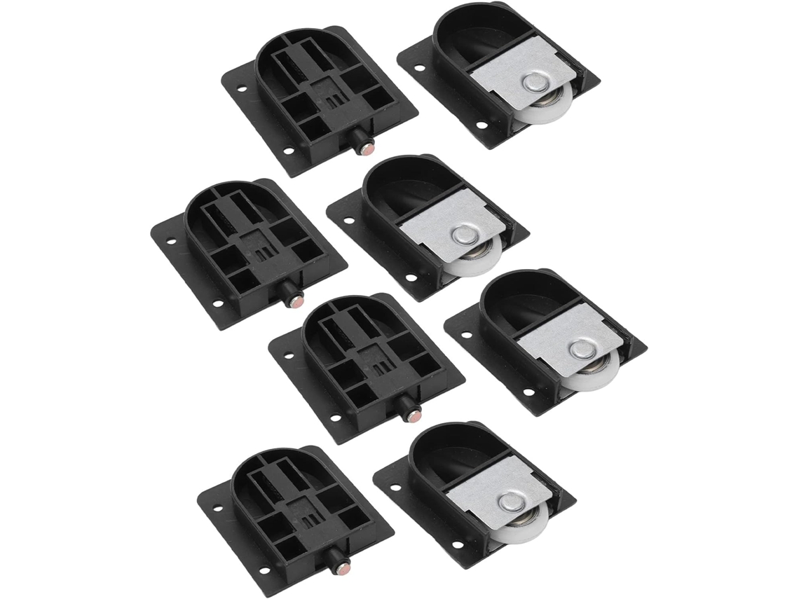 Polia Deslizante Estável Em Aço Conjunto De 4 Rodízios 25 Mm Para Móve
