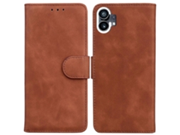 Capa De Celular Flip Em Couro Sintético Com Toque Suave E Cor Pura Para Celular.