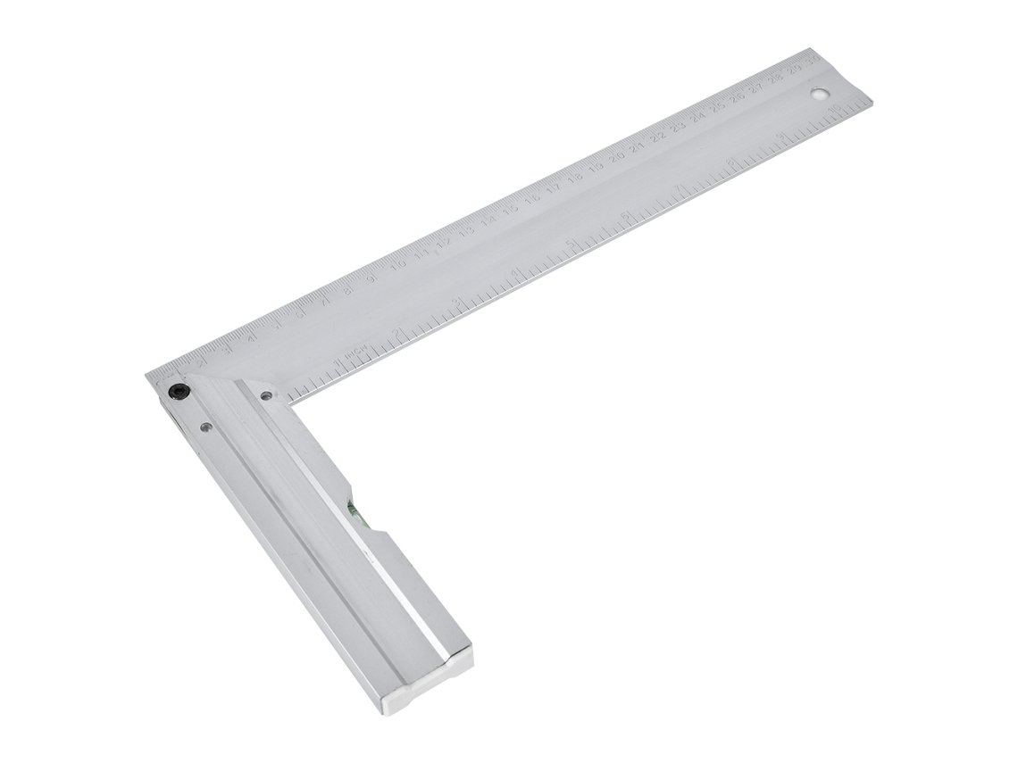 Laxiscreed Réguas De Alumínio 300mm Com Bolha De Nível, Ideal Para Madeira E Metal