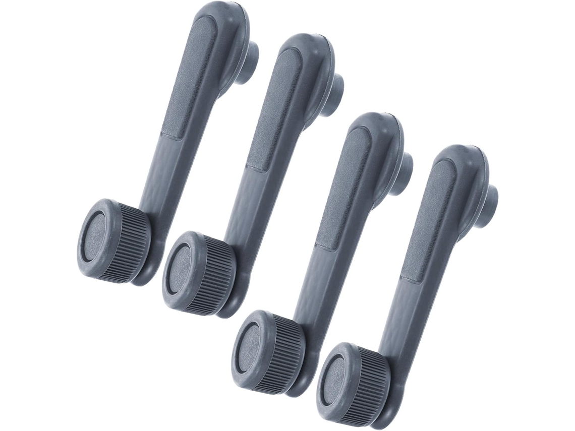 Conjunto De 4 Puxadores De Janela Para Carro, Feitos De Plástico Abs, Inquebráveis.