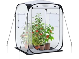 Estufa Pop-up Para Tomates Com Cobertura Pe E Controle Remoto