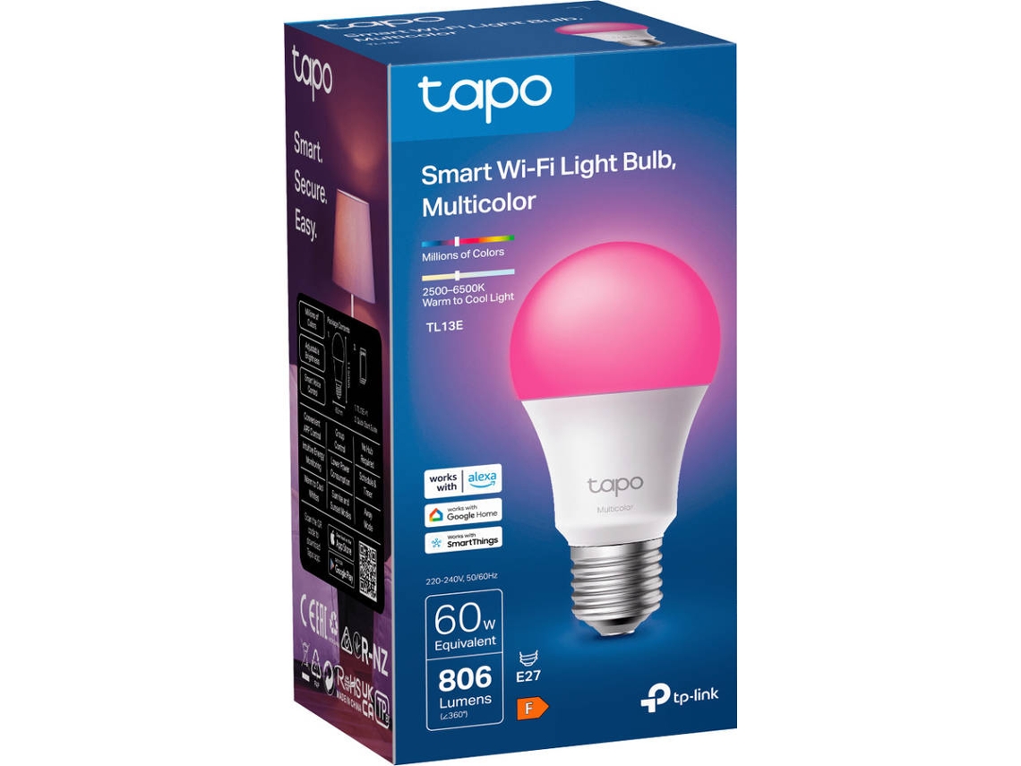 Lâmpada Inteligente TAPO TP-Link Multicolor TL13E 