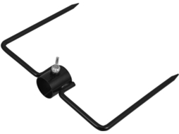 Suporte para Bandeira de Jardim em Ferro, com Hastes de 30 32 Mm e Estaca para Fixação no Solo, Ao Vento e Versátil CHABERLU