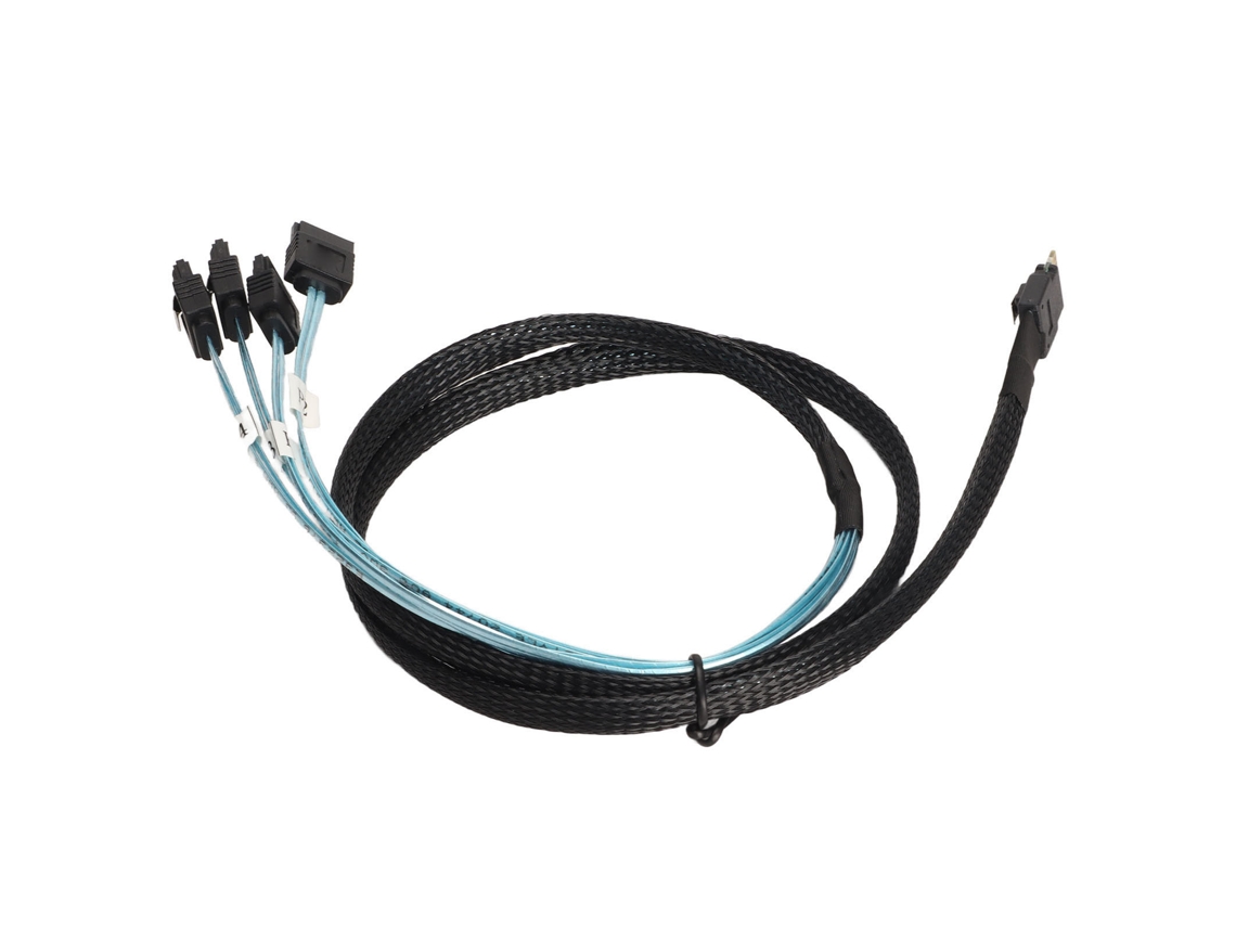 Baoj-2026novocabo Sas Para Sata 12gb 7 Pinos Mini 1m