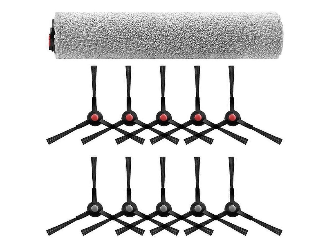 Conjunto De 11 Peças De Reposição Para Aspirador Robô Eufy Omni S1 Pro / E25/e28: Escova Lateral Lavável E Esfregão Com Rolo._ozo