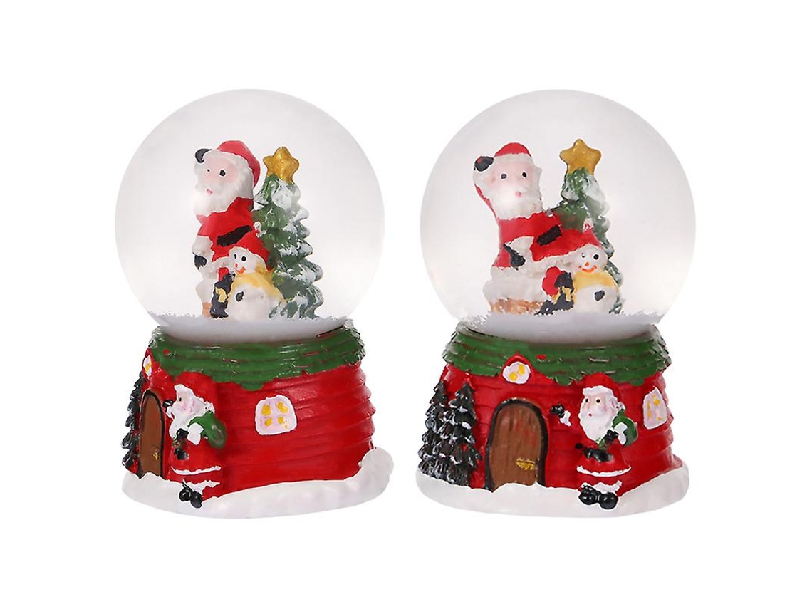 2Pcs Presente de Globo de Neve ALLINLESS