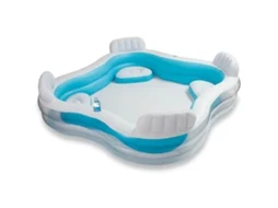 Piscina insuflável INTEX com assentos (229x229x66 cm - 990 l)