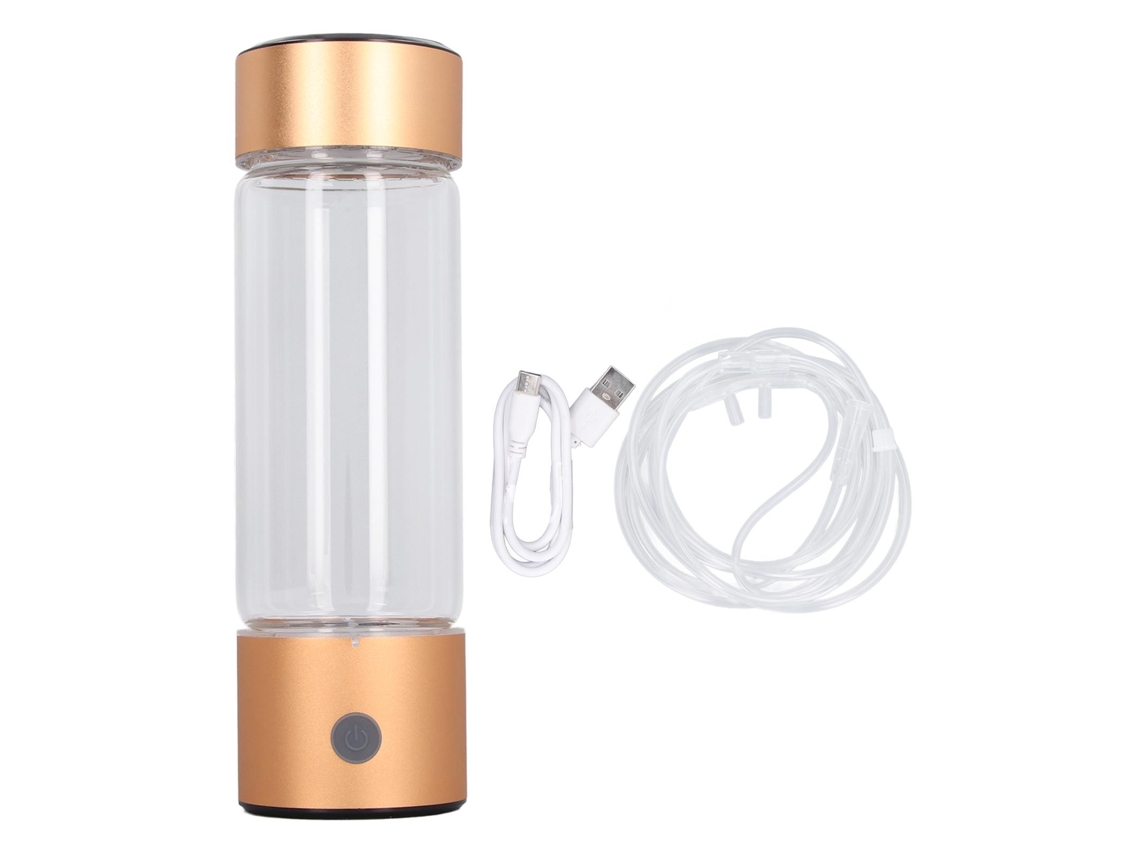Gerador De Água Com Hidrogênio 410ml Copo Com Água Rica Em Hidrogênio 1200-1400ppb E Mangueira De Inalação Nasal