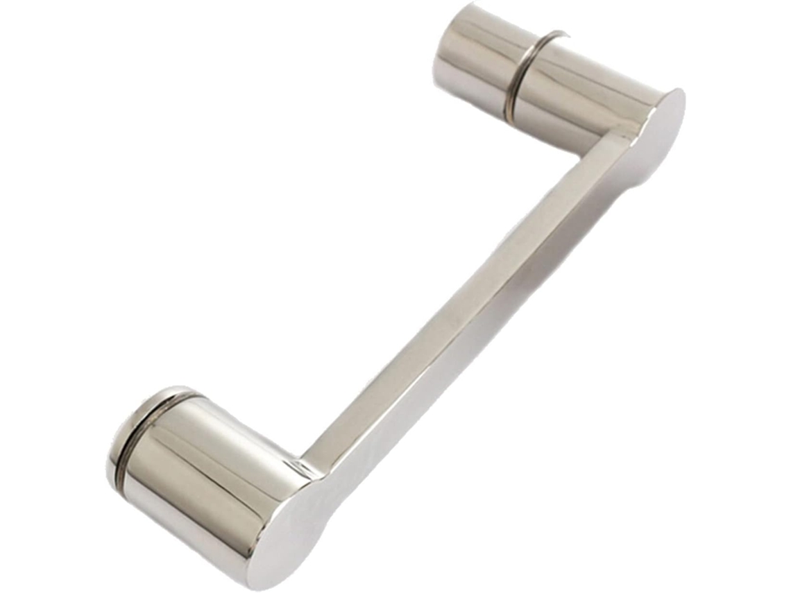 Puxador De Porta Vidro Para Banheiro, 300mm De Furo A, Peça De Reposição Para Maçaneta Porta Box Com Barra Pressão E
