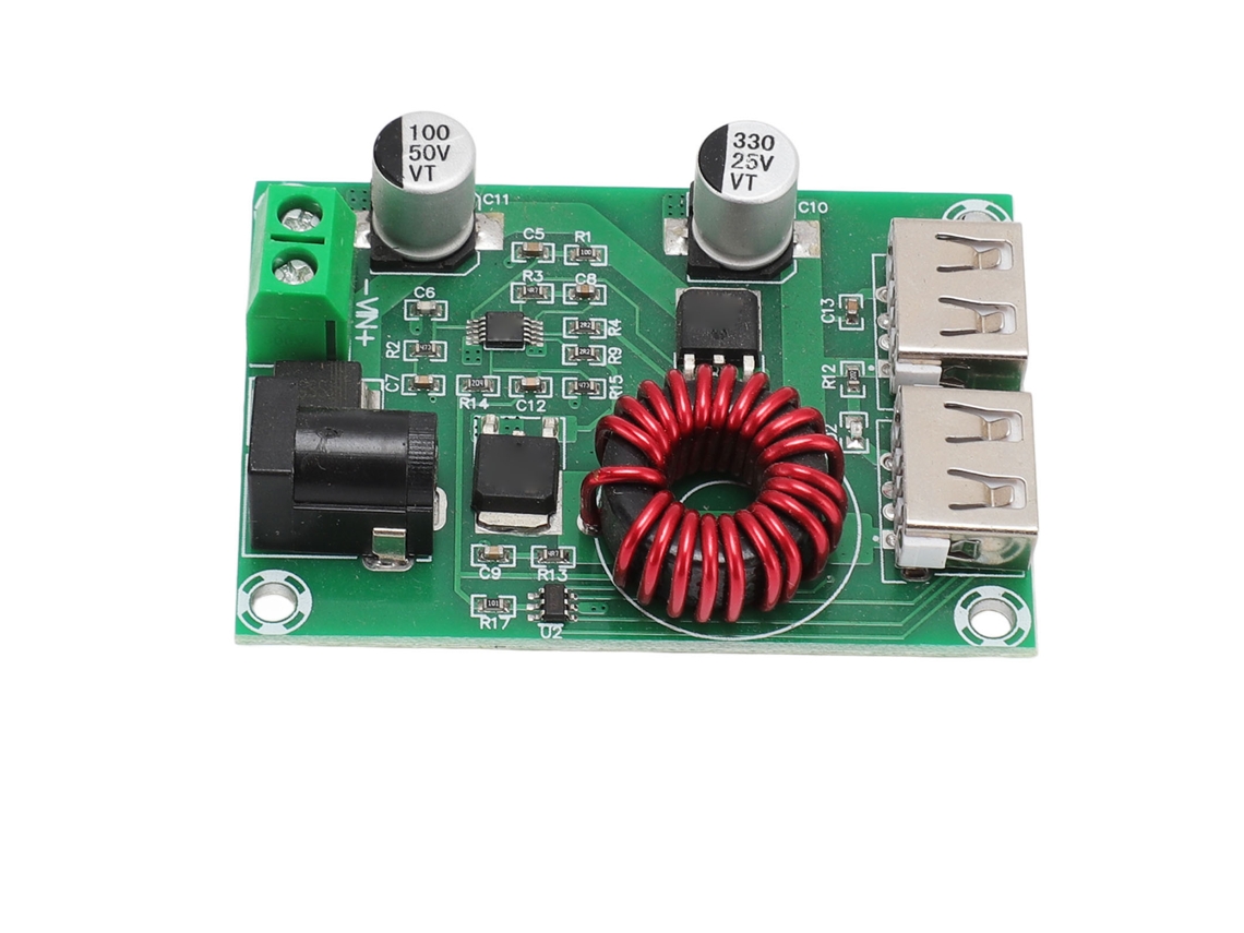 Módulo Buck EOOCOO (9v 36v para Saída Usb Dupla de 5v)