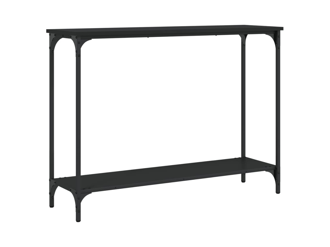 Console Table, Console Tables Vidaxl Preto Madeira Processada (n/a)