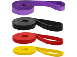 Conjunto Pulseiras Resistência Diferentes Níveis, para Fitness/yoga/pilates/treino Força, Unissex ZYBLSSBB