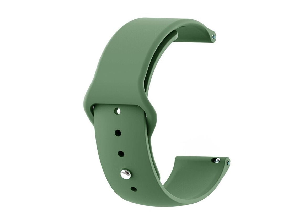 Bracelete de Relógio Universal para 22mm AMAZFIT de Silicone - Verde