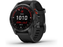 Relógio Desportivo GARMIN Fénix 7S Solar (Bluetooth - Até 14 dias de autonomia com Energia Solar - Preto)