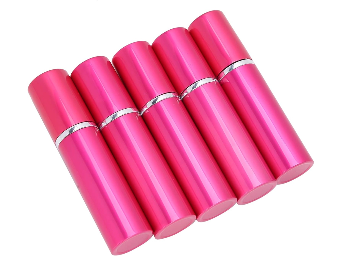 Conjunto de 5 Frascos Atomizadores Portáteis SFUSHOS para Perfume com Tampa para Viagens