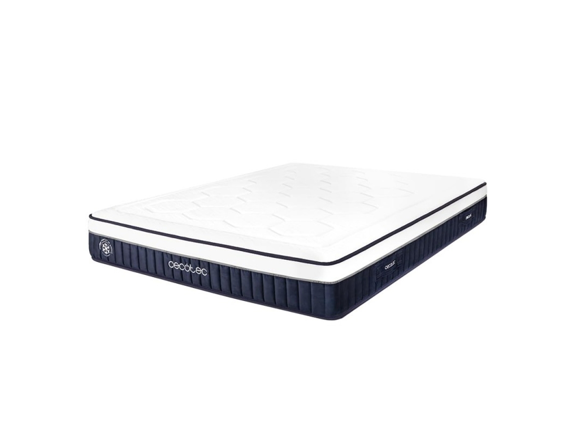 Colchão Híbrido Flow CecoFresh 2700 CoolConfort 80x190 Multicamadas Pocket Spring Core CoolConfort Sensação Firmeza Alta Altura 27cm CECOTEC