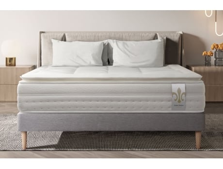 Colchão Base Vingt Huit LITIER_DELUXE_TRADITION Espuma com memória Cinzento (200x200cm)