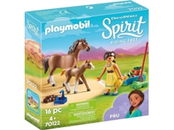 Playmobil 70122 Pru Com Cavalo E Potro