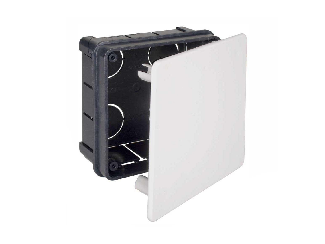 Caixa De Passagem Embutir com 12 Entradas 100X100X45Mm Solera