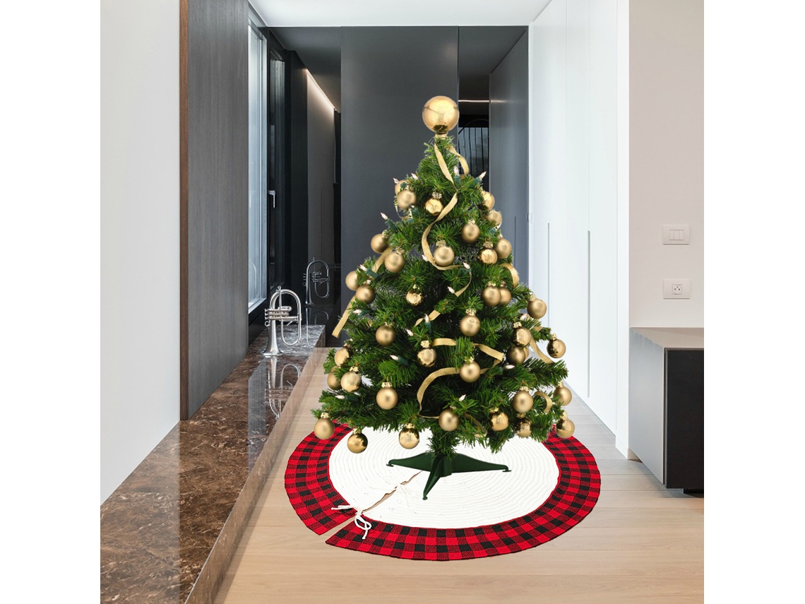 Saia Para Árvore De Natal (design De Alce, 120cm) Eoocoo