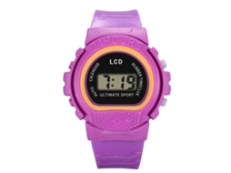 Reloj Electrónico Infantil Moda Niños Pulsera Regalo Ideal Morado