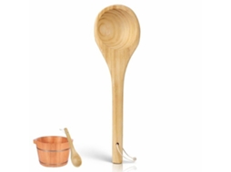 Elegante Keuze - Sauna Lepel Van Hout - Accessoires Para Sauna - Pollepel - 39 Cm - Manualmente Feita - Seguro E Confortável Para Usar