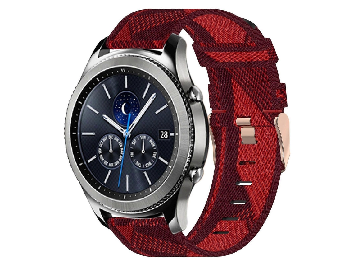 Pulseira De Nylon Trançado De 22 Mm Para Samsung Gear S3 Classic
