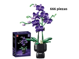 (estilo 4) Blocos De Construção Criativos Em Formato De Orquídea, Material Abs