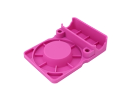 Eyf suporte de Secagem de Copos e Garrafas de Silicone com Apoio para Tampas e Canudos Vermelho Rosa