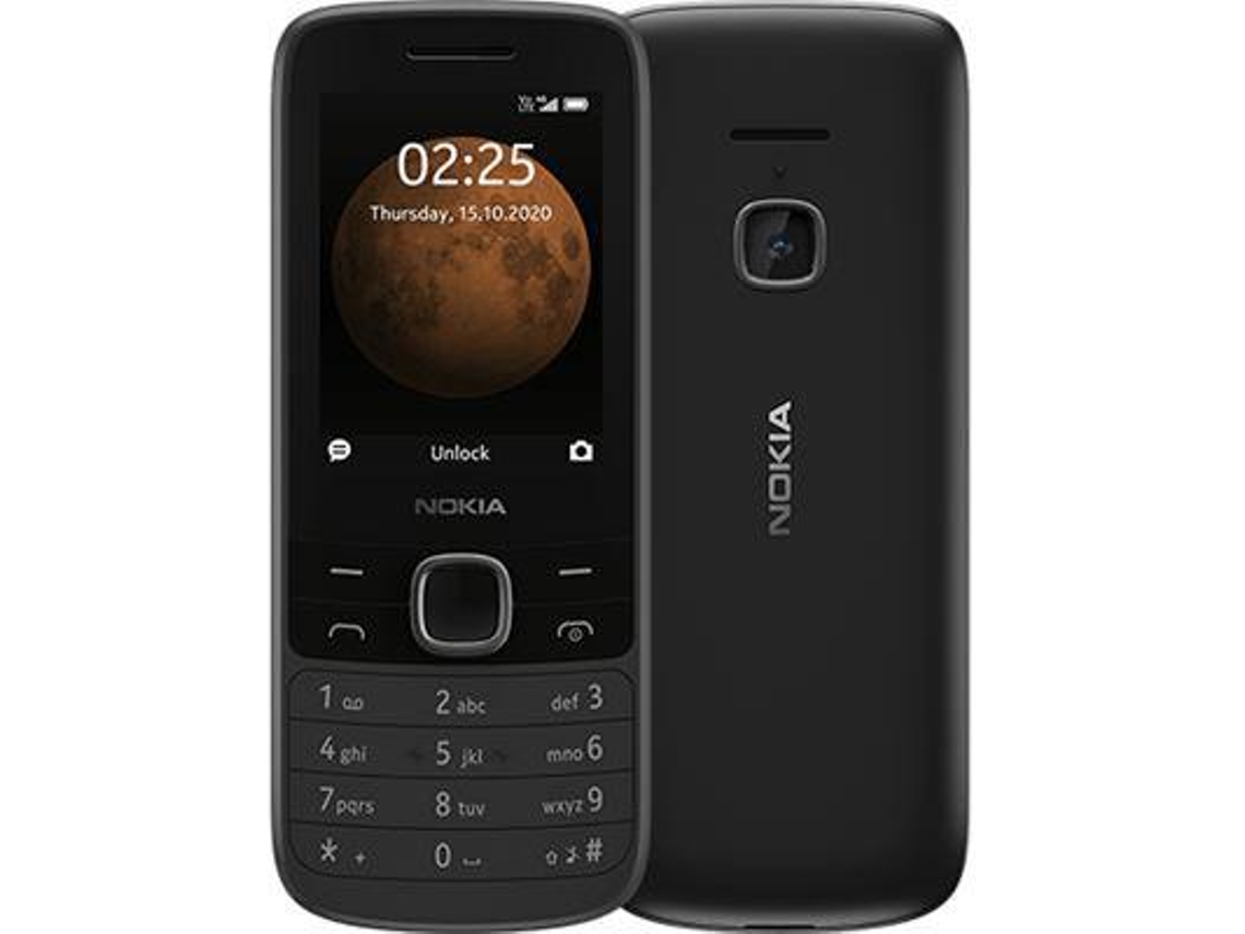 Telemóvel Sénior NOKIA 225 DS (2.4'' - 2G - Preto)
