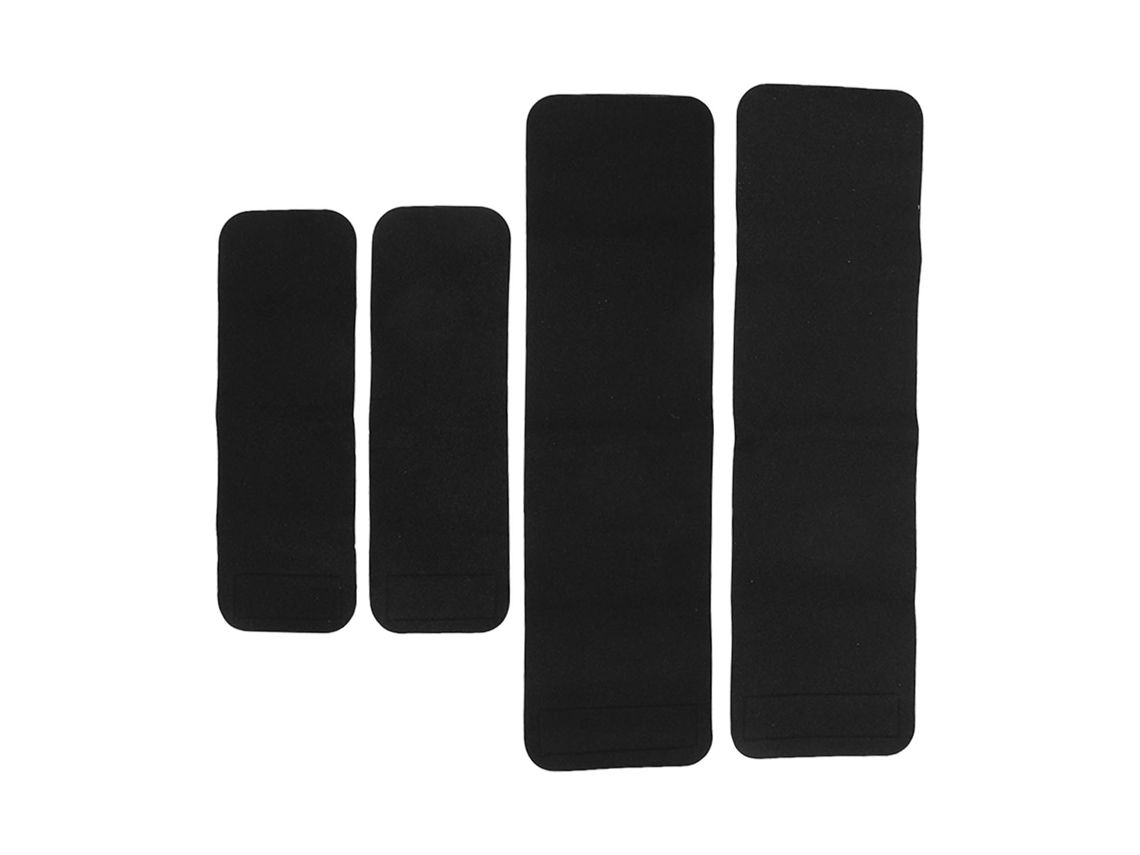 Conjunto de 4 peças de suporte para coxas e manga de compressão para a parte superior do braço, ideal para basquete, ciclismo e corrida. Brilvibera