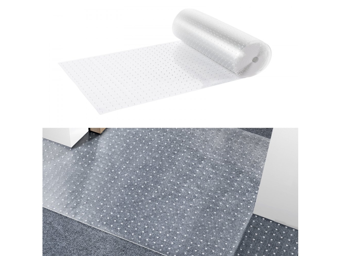 Tapete De Proteção Em Pvc Para Animais 7,6m Transparente Resistente A Riscos E Água Tekmaquinas