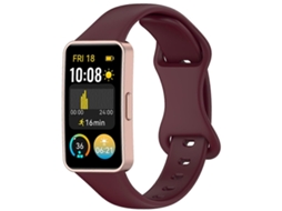 Pulseira De Silicone Fina Com Fecho Reverso Para Huawei Band 9/8