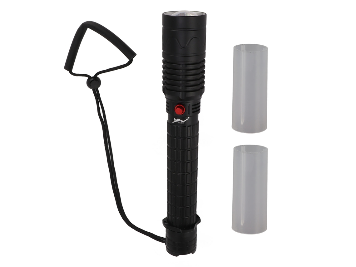 Lanterna de Mergulho Profissional 8000lm 3 Modos IPX8 | S/MARCA