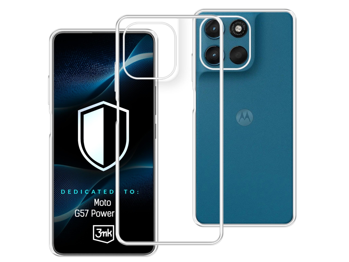 Capa Motorola Moto G57 Power 3mk Hardy Vision Case Transparente