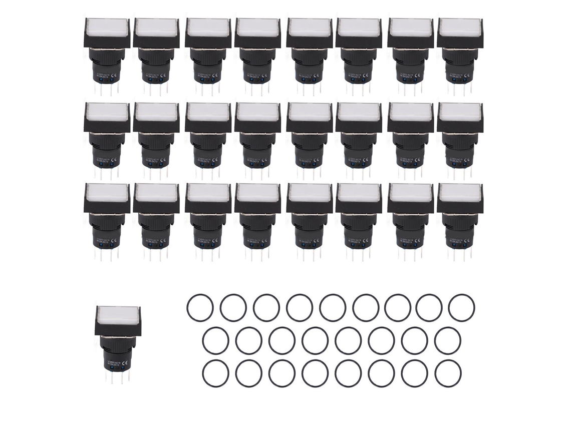 Botões De Push Industrial Com Luz Indicadora Auto-bloqueio Sunflare