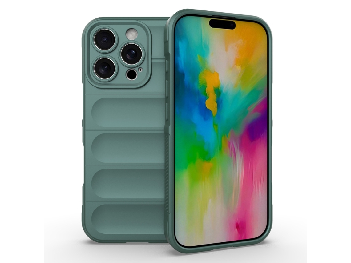 Capa Magic Shield Para Iphone 16 Pro - Tpu Com Forro Aveludado E Proteção Anti-quedas