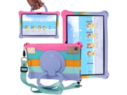 Capa Protetora Em Silicone Para Tcl Tab 10s De 10,1 Polegadas Hibbent (rosa Iridescente)